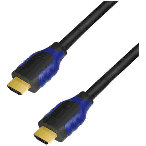 KABEL HDMI/HDMI M/M  2,0m LogiLink pozlačeni kontakti V2,0 4K@60Hz z ethernet povezavo (CH0062)