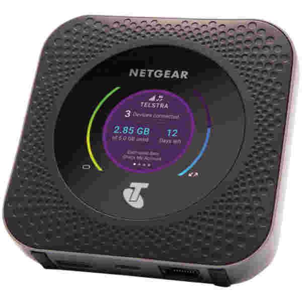 Usmerjevalnik brezžični Netgear NETGEAR AIRCARD M1 WiFi5 802.11ac AC1000 1000Mbit/s 3G/4G mobilni 1xLAN 1x notranja antena (MR1100-100EUS)