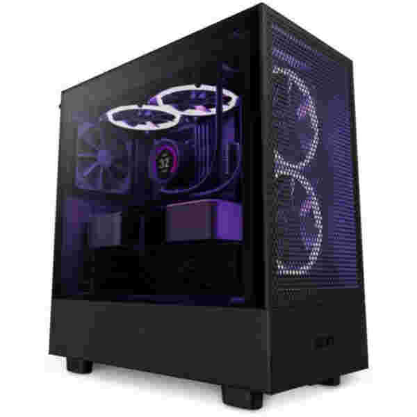 Ohišje NZXT H5 Flow MidiATX - črna CC-H51FB-01