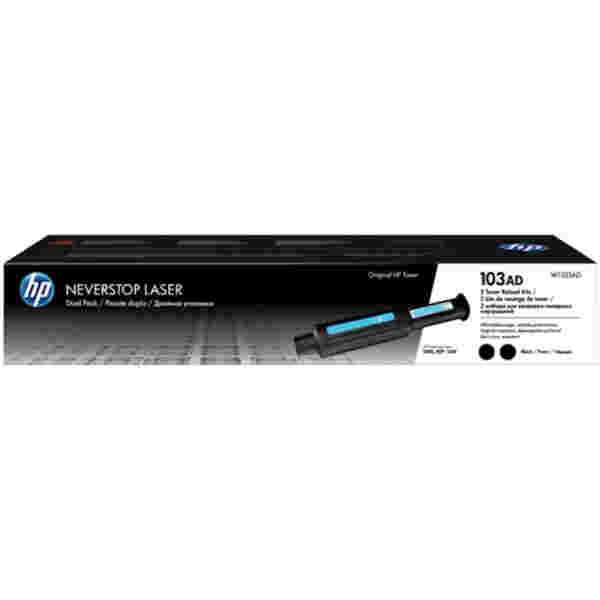 TONER HP 103AD ČRN NEVERSTOP RELOAD KIT ZA NEVERSTOP LASER 1000/MFP 1200 ZA 2 X 2.500 STRANI (W1103AD)