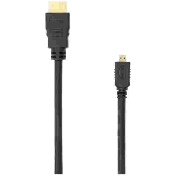 KABEL HDMI/HDMI M/M micro 2,0m pozlačeni kontakti V1,4 4K/30Hz