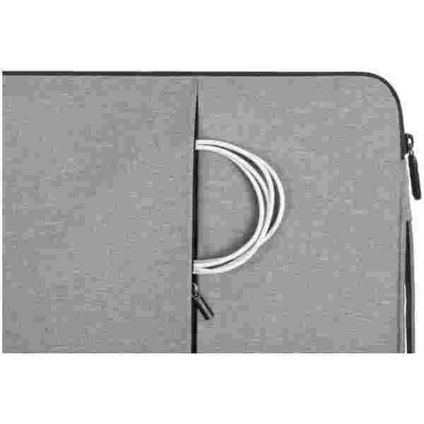 Ovitek za notesnik 41,6 cm (16″) Gecko Universal Eco Laptop Sleeve siva (ULS15C2) - Image 3