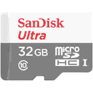 Spominska kartica SDHC-Micro 32GB Sandisk 100MB/s/10MB/s U1 UHS-I +adapter (SDSQUNR-032G-GN3MA)