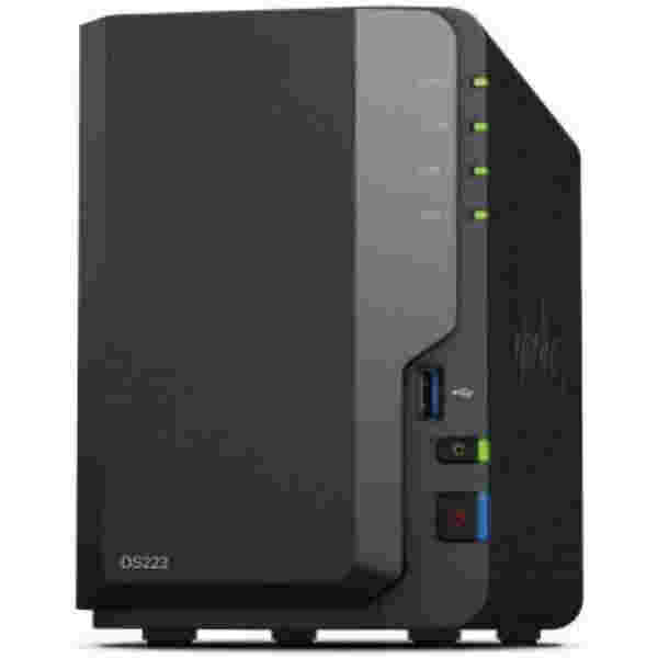 NAS ohišje Synology DS-223 (2GB, Realtek RTD1619B) All-In-One server 2x 3.5" SATA