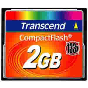 FLASH CompactFlash CF 2GB Transcend (TS2GCF133)