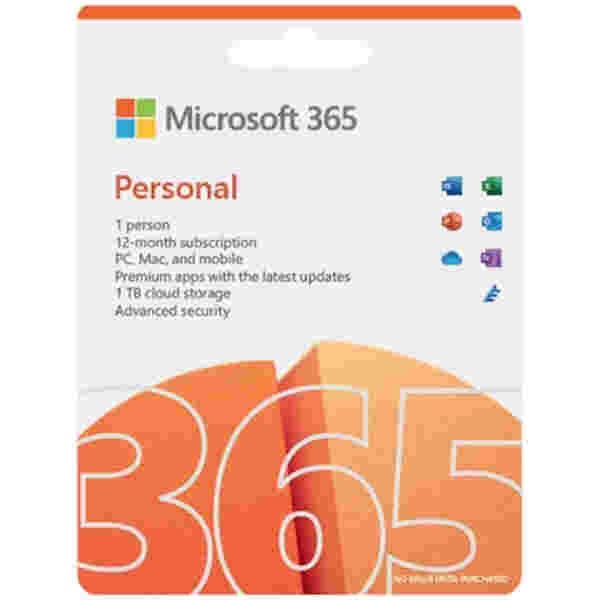 Microsoft 365 Personal FPP SLO 32/64bit - 1 letna naročnina za 5 naprav ene osebe (QQ2-01761)