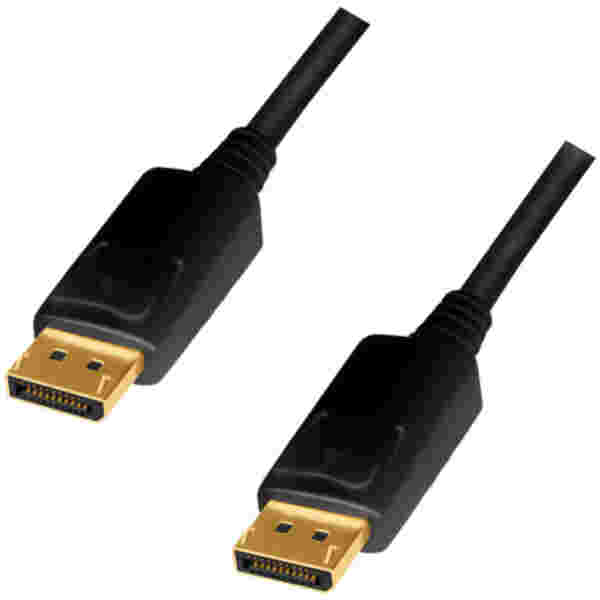 Kabel DisplayPort (m) => DisplayPort (m) 2,0m LogiLink 1.2 pozlačeni konektorji 4K@60Hz CCS (CD0101)