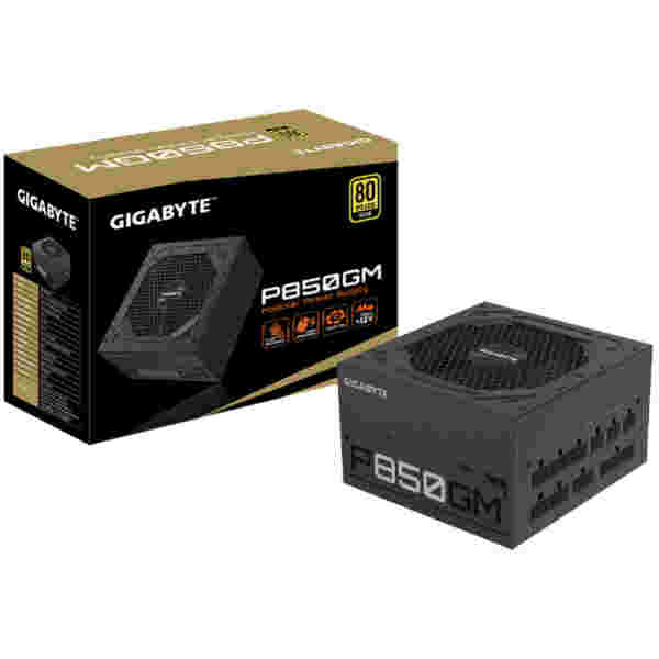 Napajalnik - 850W GigaByte 80Plus Gold 90% ATX12V 2.31 Modular 120mm črna (GP-P850GM)