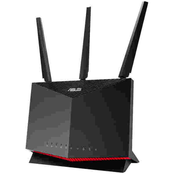 Usmerjevalnik brezžični Asus RT-AX86S WiFi6 802.11ax AX5700 4804Mbit/s 3G/4G USB dongle dualband MESH MU-MIMO 4xLAN 3x antena (90IG05F0-MO3A00)