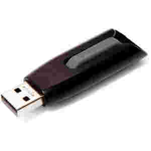 Spominski ključek 128GB USB 3.2 Verbatim Store'n'Go V3 80MB/s 25MB/s plastičen izvlečni črn (49189)