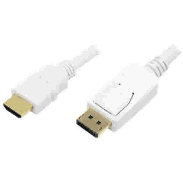 Kabel DisplayPort (m) => HDMI (m) 2,0m LogiLink bel (CV0055)