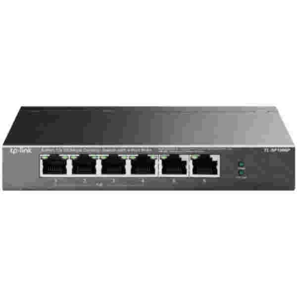 STIKALO 6-PORT TP-Link Smart 10/100 PoE+ (TL-SF1006P)