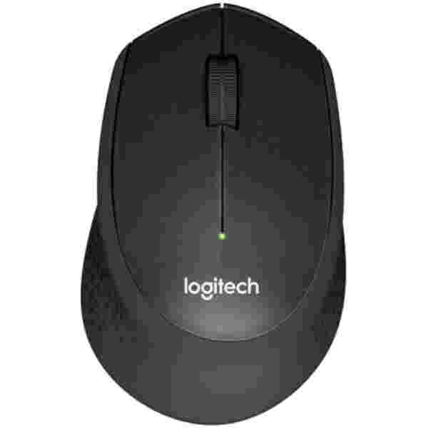 Miš Logitech brezžična optična M330 črna silent plus (910-004909)