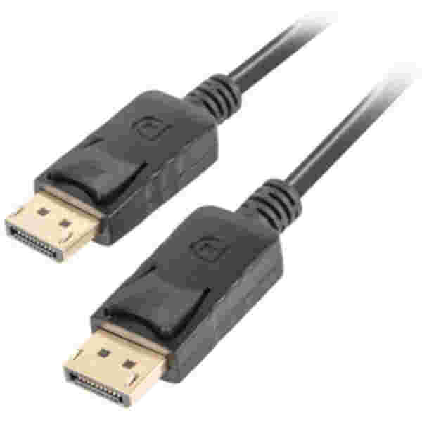 Kabel DisplayPort (m) => DisplayPort (m) 0,5m Lanberg 19 PIN V1.2 4K