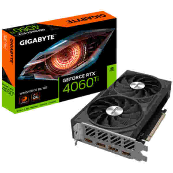 Grafična kartica nVidia RTX4060Ti GigaByte Windforce OC - 16GB GDDR6 (GV-N406TWF2OC-16GD)