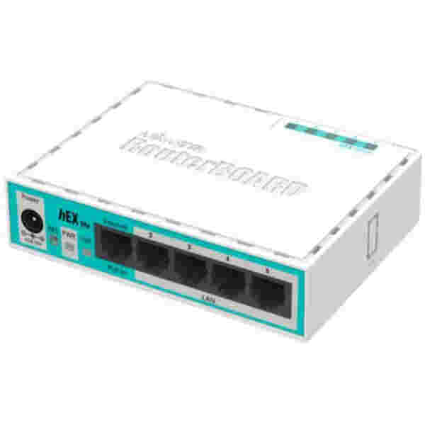 Usmerjevalnik žični Mikrotik hEX lite 5xLAN (RB750R2)