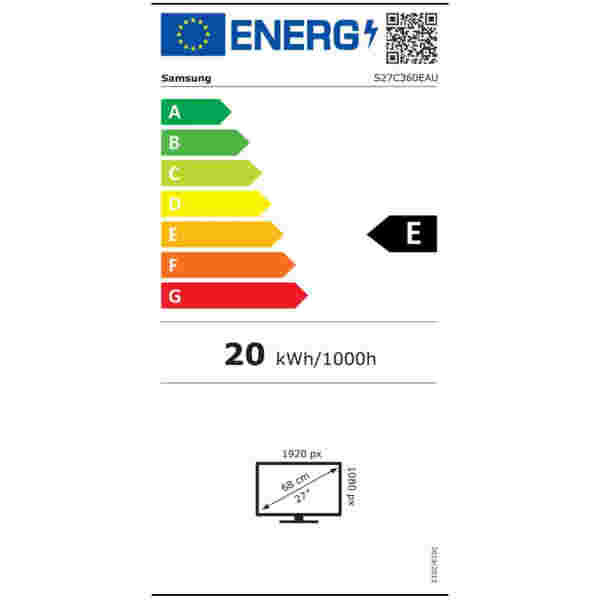 0") S27C360EAU 1920x1080 Curved 75Hz VA 4ms VGA HDMI  FreeSync