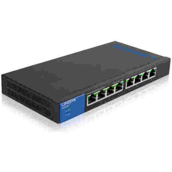 STIKALO 8-PORT Linksys 100/1000 PoE (LGS108P-EU)