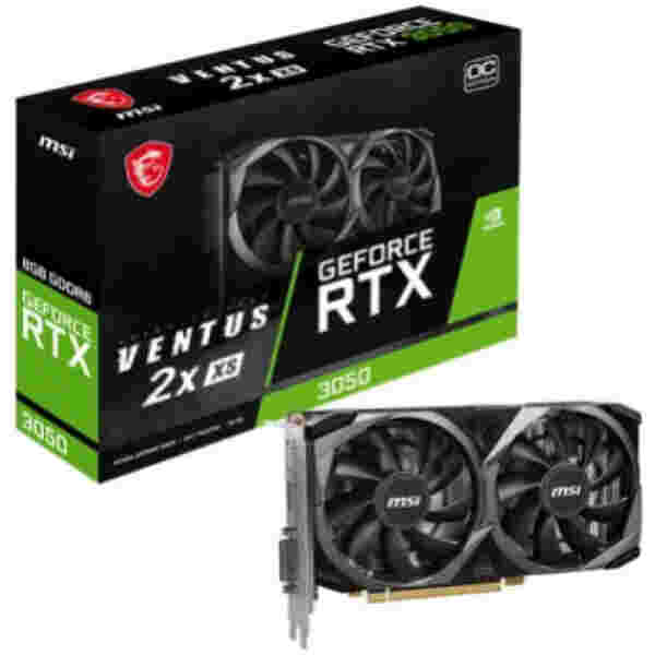 Grafična kartica nVidia RTX3050 MSI Ventus 2X XS OC - 8GB GDDR6 (RTX 3050 VENTUS 2X XS 8G OC)