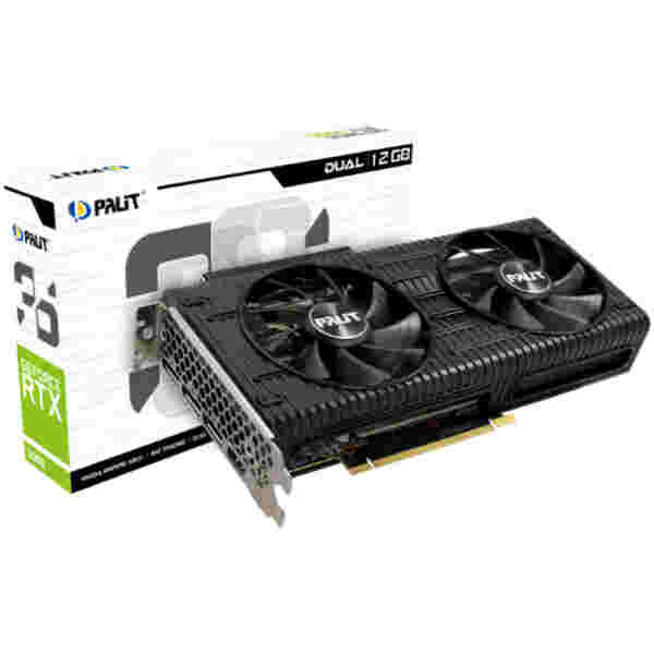 Grafična kartica nVidia RTX3060 Palit Dual - 12GB GDDR6 (NE63060019K9-190AD)