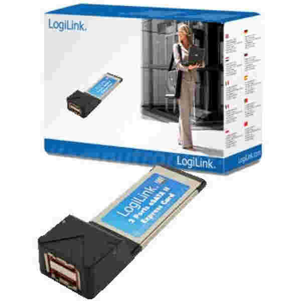 Kontroler ExpressCard => 2x eSATA LogiLink (PC0034A) EOLS-P