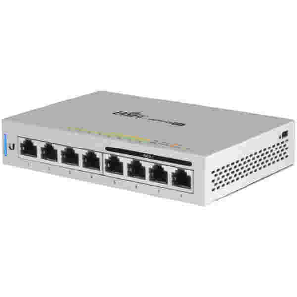 STIKALO 8-PORT UBIQUITI UniFi 100/1000 Managed (US-8-60W)