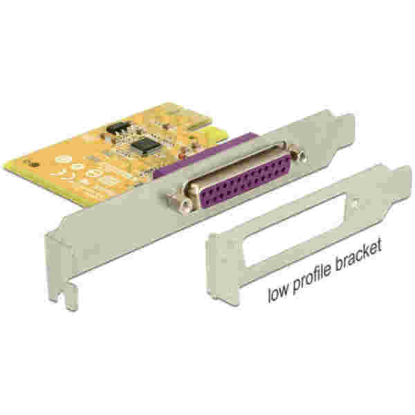 Kontroler PCI-Express => 1x Paralel printer port 25pin Delock