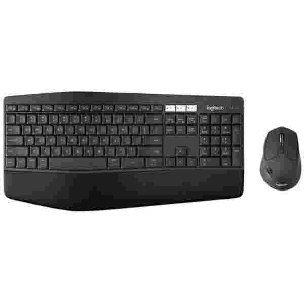 Tipkovnica in miš Logitech brezžična + Bluetooth desktop MK850 SLO črna Unifying SLO gravura (920-008226)