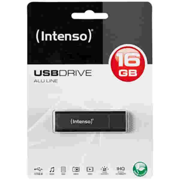 Spominski ključek 16GB USB 2.0 Intenso Alu Line 28MB/s 6