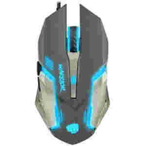 Miš NATEC USB Fury Warrior M optična gaming 3200DPI LED osvetlitev črna-modra (NFU-0869)