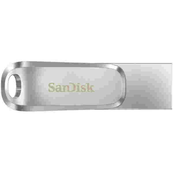 Spominski ključek 32GB USB 3.2/USB-C Sandisk Ultra Dual Luxe 150MB/s kovinski vrtljiv srebrn (SDDDC4-032G-G46)