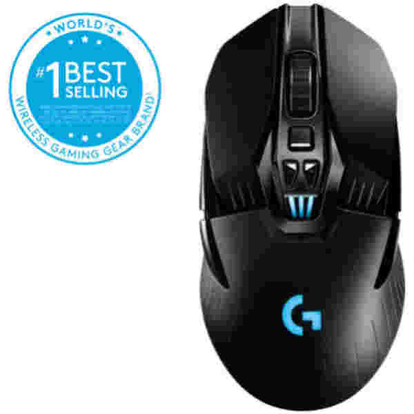 Miš Logitech brezžična G903 Hero LightSpeed optična gaming črna 16000DPI (910-005672)