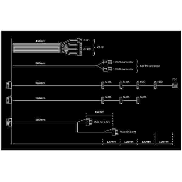 Napajalnik - 400W Be Quiet! System Power 9 CM 80Plus Bronze (BN300) - Image 2