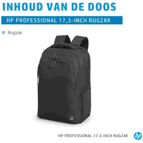 Nahrbtnik za notesnik 43,9 cm (17,3″) HP Business črn (500S6AA) - slika 4