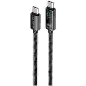 HAVIT kabel za polnjenje USB-C na USB-C z LCD 100W