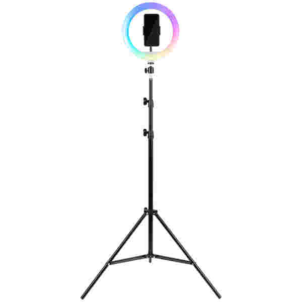 HAVIT RGB LED svetlobni obroč s tripod stojalom