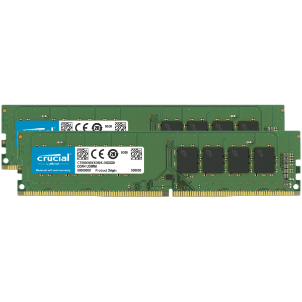 Crucial 32GB Kit (2 x 16GB) DDR4-3200 UDIMM PC4-25600 CL22, 1.2V - Image 3