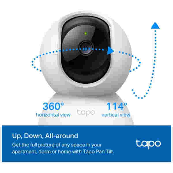 TP-LINK Tapo C210P2 2k 3MP 2304 x 1296 Pan/Tilt WiFi varnostna kamera - Image 2