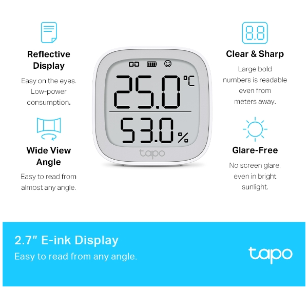 TP-LINK TAPO T315 Smart Temperature & Humidity senzor - Image 2