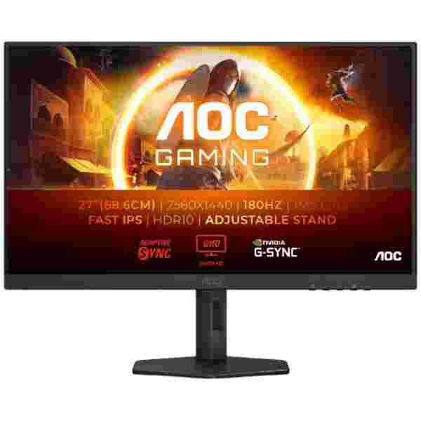 Zaslon AOC Q27G4XF 27" QHD 180Hz / 0.5ms MPRT / NVIDIA G-SYNC (črn)