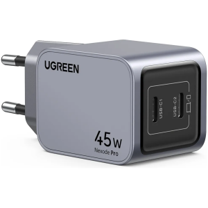 Ugreen Nexode Pro 45W 2-Portni GaN USB-C polnilec