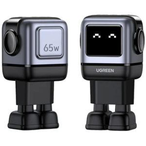 Ugreen Nexode Robot GaN 65W Polnilnik - Siva