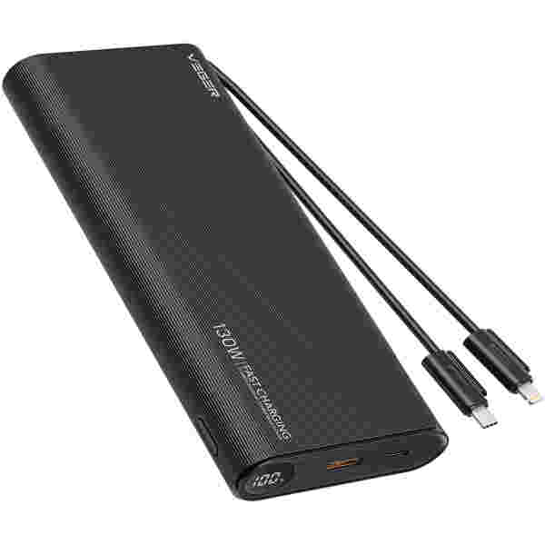 VEGER prenosna baterija TC130 25000 mAh, črna - Image 3