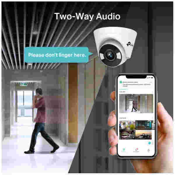 TP-LINK VIGI 4MP Full-Color Wi-Fi Turret mrežna kamera (do 2560X1440 H.265+ 30fps) - Image 2