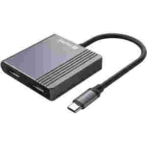 Sandberg USB-C 2xHDMI + USB + Power Delivery priklopna postaja za 2 monitorja