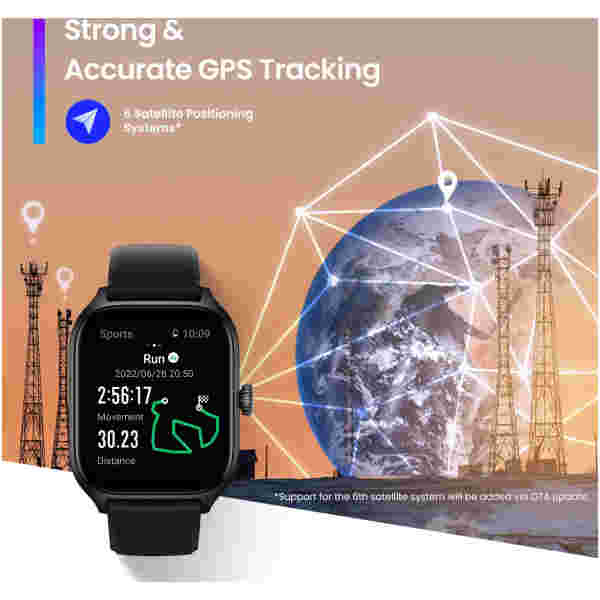 Amazfit GTS4 pametna ura, črna - Image 3