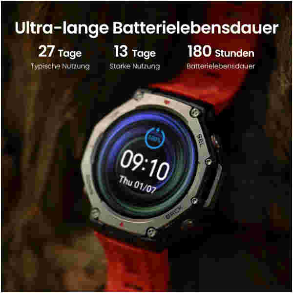 Amazfit T-REX 3 pametna ura, siva - Image 4