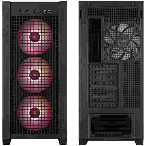 Ohišje Asus TUF Gaming GT302 TG MidiATX - črna RGB - Image 2