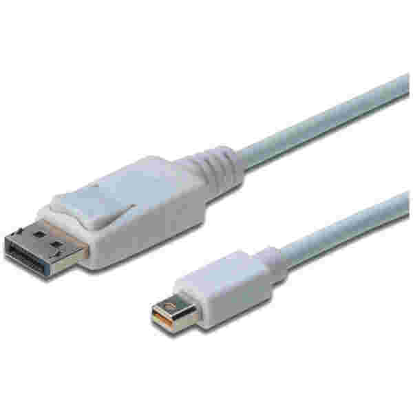Kabel DisplayPort mini (m) => DisplayPort (m) 2,00m Digitus