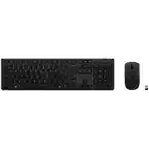 Tipkovnica in miš Lenovo brezžična + Bluetooth Professional Wireless Rechargeable Combo SLO črna polnilna (4X31K03969)